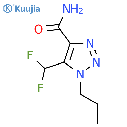 5-(difluoromethyl)-1-propyl-1H-1,2,3-triazole-4-carboxamide structure