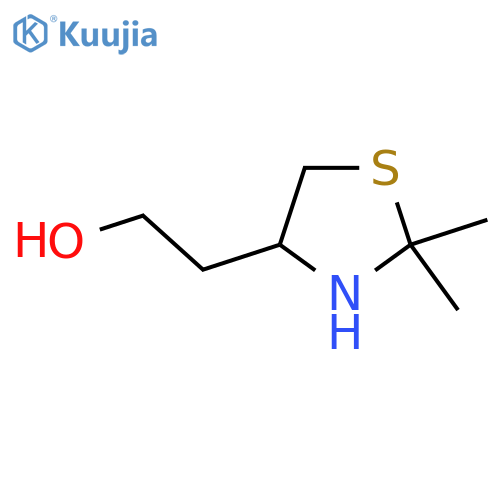 2-(2,2-dimethyl-1,3-thiazolidin-4-yl)ethan-1-ol structure