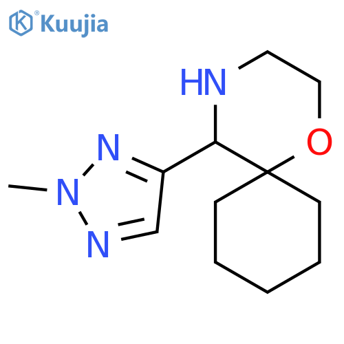 5-(2-methyl-2H-1,2,3-triazol-4-yl)-1-oxa-4-azaspiro5.5undecane structure