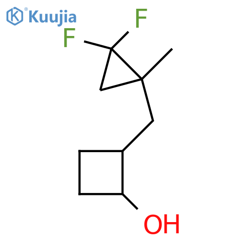 2-(2,2-difluoro-1-methylcyclopropyl)methylcyclobutan-1-ol structure