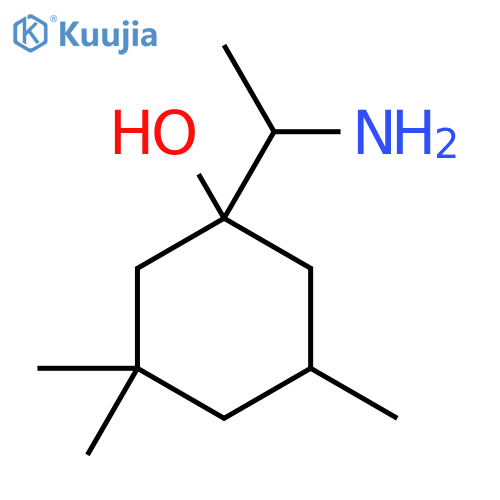 1-(1-Aminoethyl)-3,3,5-trimethylcyclohexan-1-ol structure