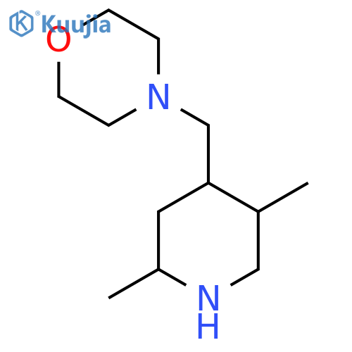 4-(2,5-dimethylpiperidin-4-yl)methylmorpholine structure