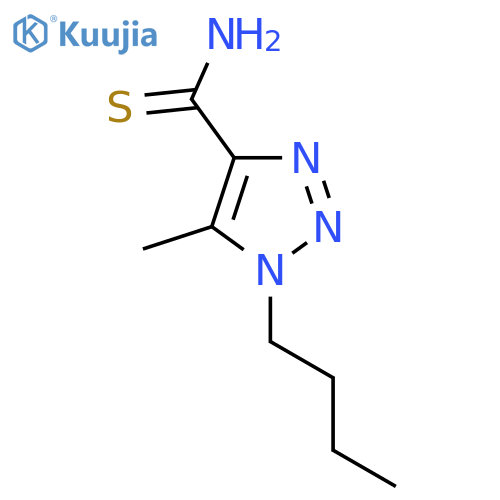 1-butyl-5-methyl-1H-1,2,3-triazole-4-carbothioamide structure