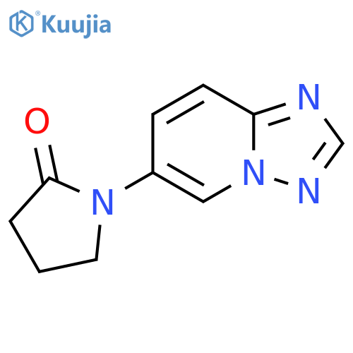 1-{1,2,4triazolo1,5-apyridin-6-yl}pyrrolidin-2-one structure