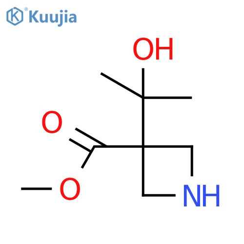 methyl 3-(2-hydroxypropan-2-yl)azetidine-3-carboxylate structure