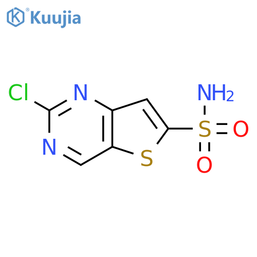 2-chlorothieno3,2-dpyrimidine-6-sulfonamide structure
