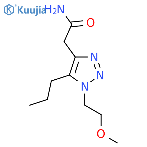 2-1-(2-methoxyethyl)-5-propyl-1H-1,2,3-triazol-4-ylacetamide structure