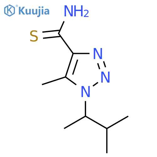 5-methyl-1-(3-methylbutan-2-yl)-1H-1,2,3-triazole-4-carbothioamide structure