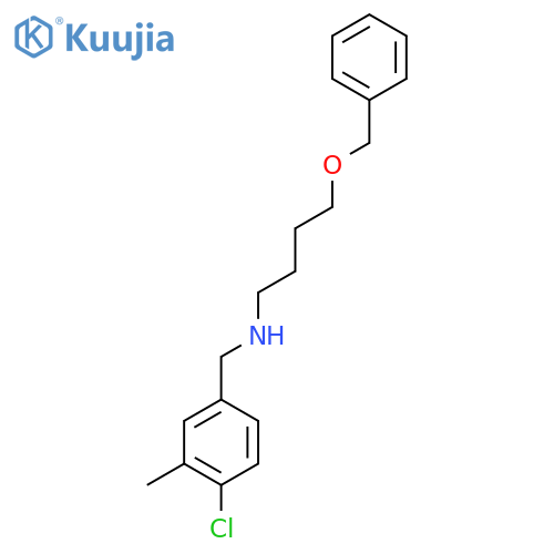 4-(benzyloxy)butyl(4-chloro-3-methylphenyl)methylamine structure