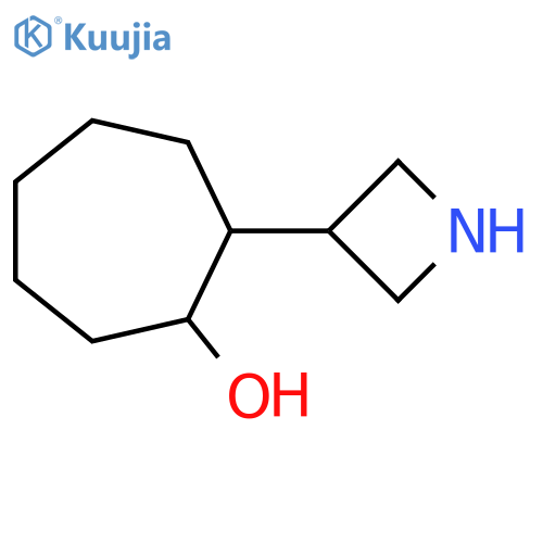 2-(azetidin-3-yl)cycloheptan-1-ol structure
