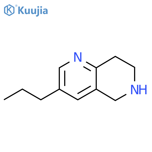 3-propyl-5,6,7,8-tetrahydro-1,6-naphthyridine structure