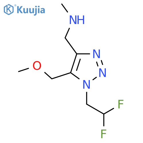 {1-(2,2-difluoroethyl)-5-(methoxymethyl)-1H-1,2,3-triazol-4-ylmethyl}(methyl)amine structure