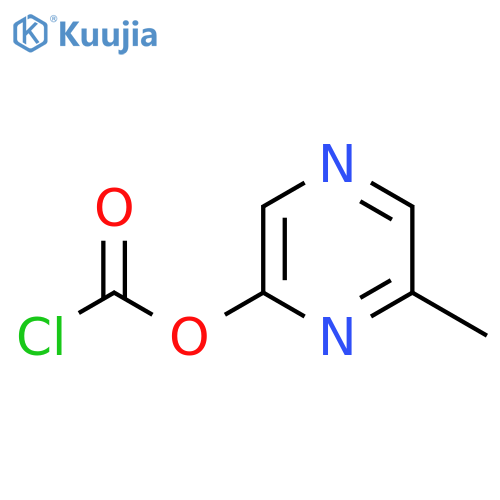 6-methylpyrazin-2-yl chloroformate structure