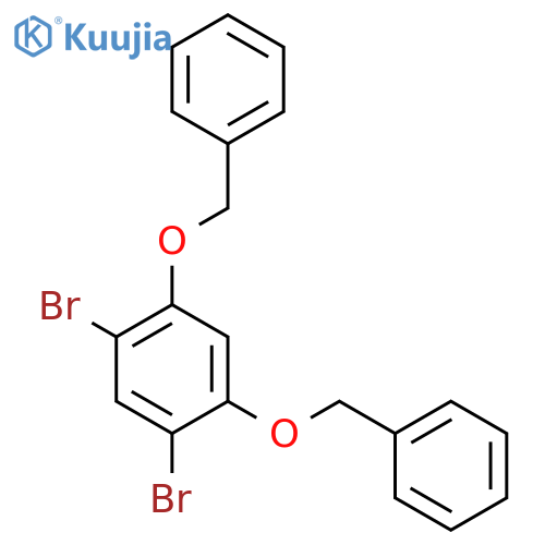 1,5-bis(benzyloxy)-2,4-dibromobenzene structure