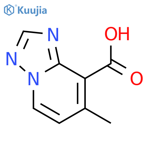 7-methyl-1,2,4triazolo1,5-apyridine-8-carboxylic acid structure