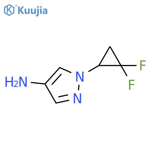 1-(2,2-difluorocyclopropyl)-1H-pyrazol-4-amine structure