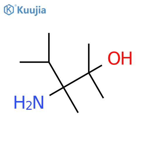 3-amino-2,3,4-trimethylpentan-2-ol structure