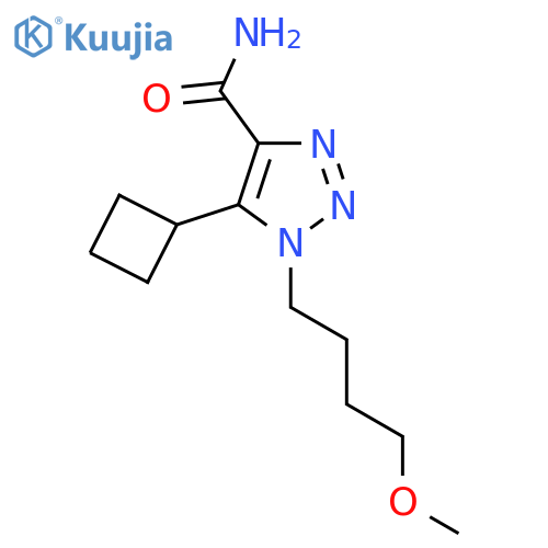 5-cyclobutyl-1-(4-methoxybutyl)-1H-1,2,3-triazole-4-carboxamide structure