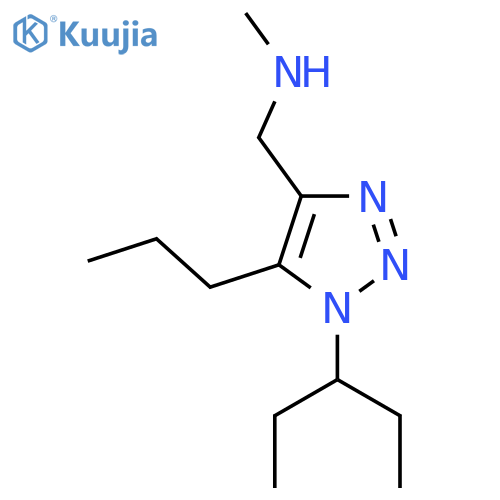 methyl({1-(pentan-3-yl)-5-propyl-1H-1,2,3-triazol-4-ylmethyl})amine structure