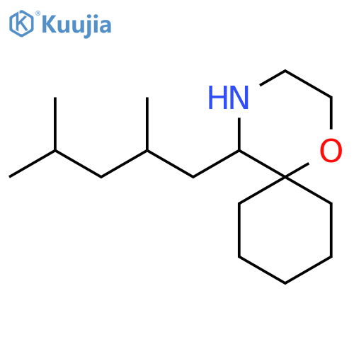 5-(2,4-dimethylpentyl)-1-oxa-4-azaspiro5.5undecane structure