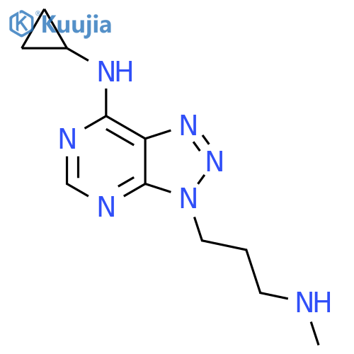 N-cyclopropyl-3-3-(methylamino)propyl-3H-1,2,3triazolo4,5-dpyrimidin-7-amine structure