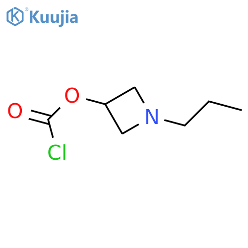 1-propylazetidin-3-yl chloroformate structure