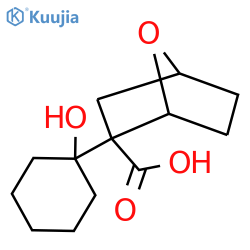 2-(1-hydroxycyclohexyl)-7-oxabicyclo2.2.1heptane-2-carboxylic acid structure