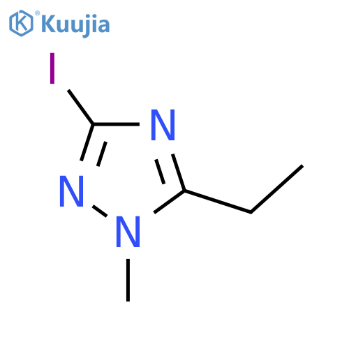 5-ethyl-3-iodo-1-methyl-1H-1,2,4-triazole structure