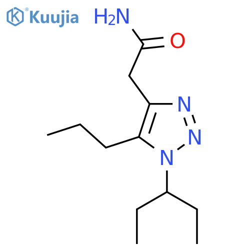 2-1-(pentan-3-yl)-5-propyl-1H-1,2,3-triazol-4-ylacetamide structure