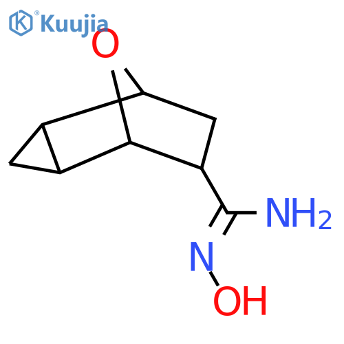 N'-hydroxy-8-oxatricyclo3.2.1.0,2,4octane-6-carboximidamide structure