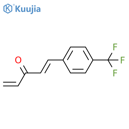 1-4-(trifluoromethyl)phenylpenta-1,4-dien-3-one structure