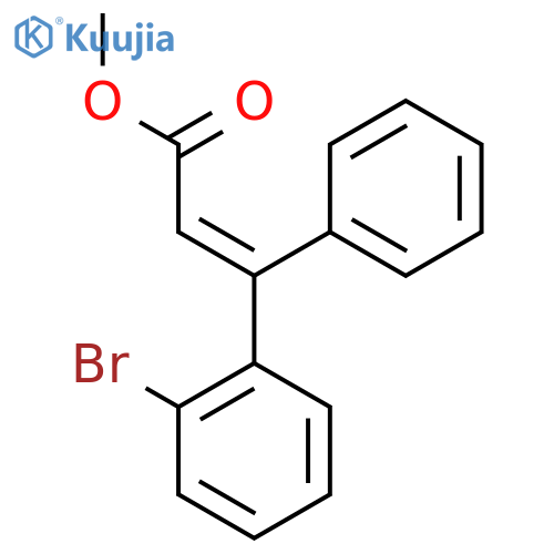 methyl (2E)-3-(2-bromophenyl)-3-phenylprop-2-enoate structure