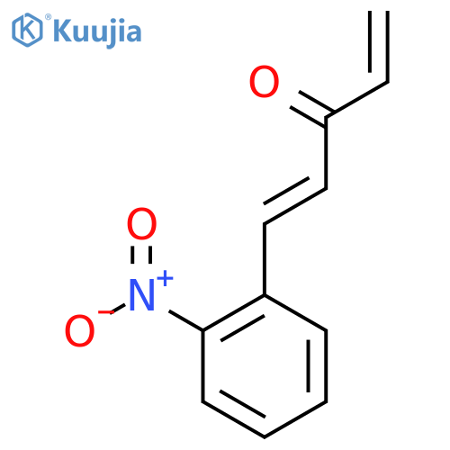 1-(2-nitrophenyl)penta-1,4-dien-3-one structure