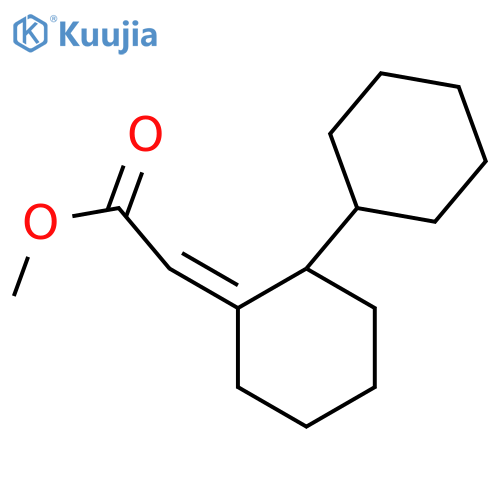 methyl 2-(1Z)-2-cyclohexylcyclohexylideneacetate structure