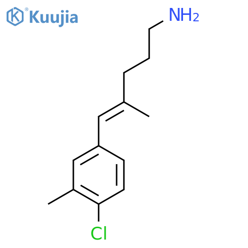 5-(4-chloro-3-methylphenyl)-4-methylpent-4-en-1-amine structure