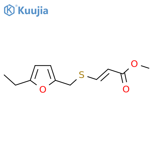 methyl 3-{(5-ethylfuran-2-yl)methylsulfanyl}prop-2-enoate structure