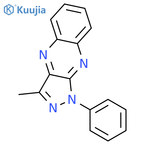 1H-Pyrazolo[3,4-b]quinoxaline, 3-methyl-1-phenyl- structure