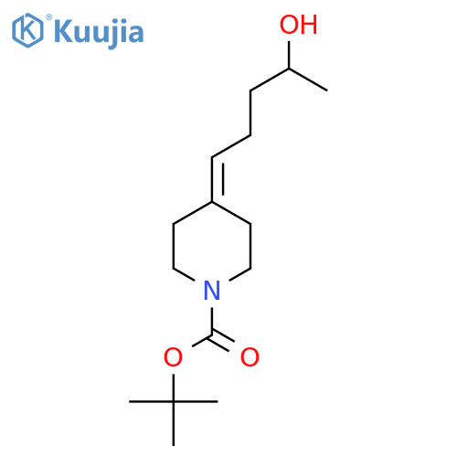 Tert-Butyl 4-(4-hydroxypentylidene)piperidine-1-carboxylate structure