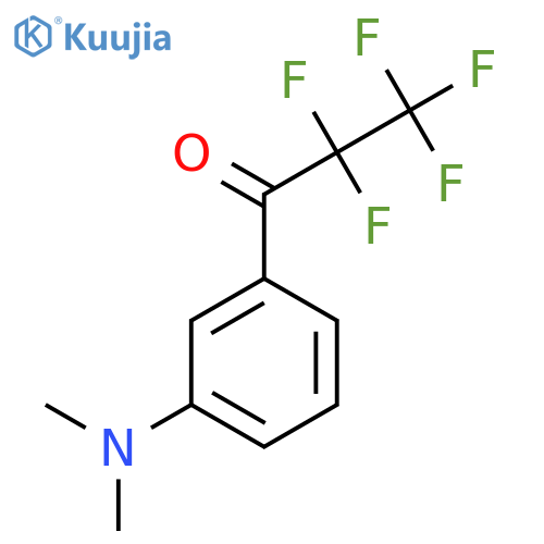 1-[3-(Dimethylamino)phenyl]-2,2,3,3,3-pentafluoro-1-propanone structure