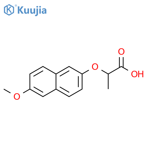 2-(6-Methoxy-2-naphthyl)oxypropanoic acid structure
