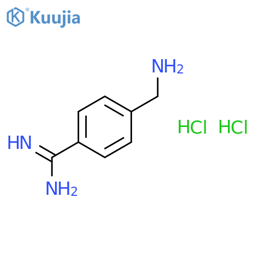 4-AMINOMETHYL BENZAMIDINE DIHYDROCHLORIDE structure