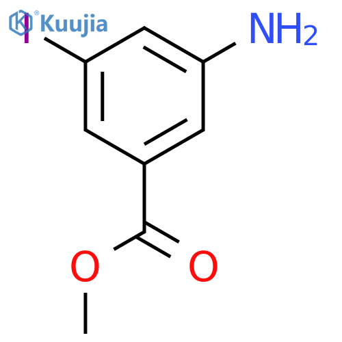 Methyl 3-amino-5-iodobenzoate structure