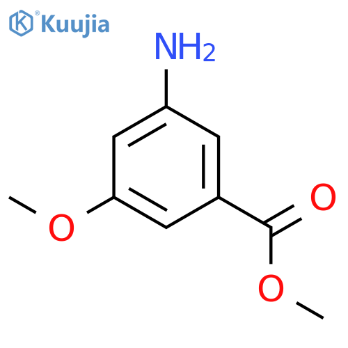 Methyl 3-amino-5-methoxybenzoate structure
