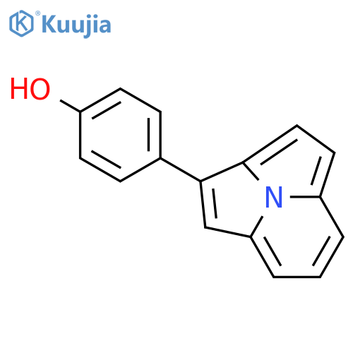 Phenol, 4-pyrrolo[2,1,5-cd]indolizin-2-yl- structure