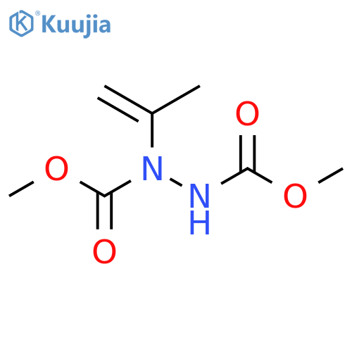 1,2-Hydrazinedicarboxylic acid, 1-(1-methylethenyl)-, dimethyl ester structure