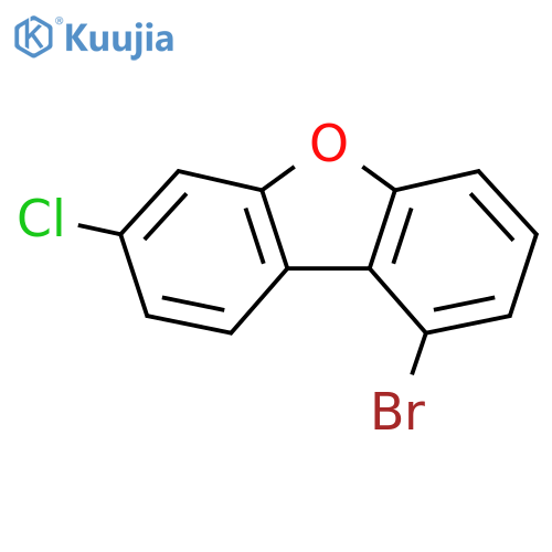 1-Bromo-7-chlorodibenzob,dfuran structure