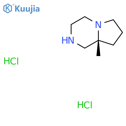 (8Ar)-8a-methyl-octahydropyrrolo[1,2-a]pyrazine dihydrochloride structure