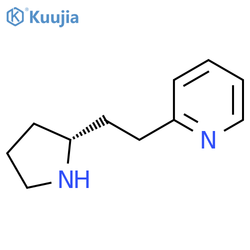 2-{2-(2R)-pyrrolidin-2-ylethyl}pyridine structure