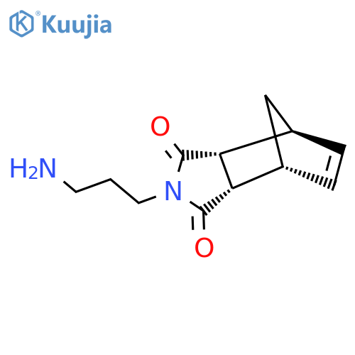 (1R,2S,6R,7S)-4-(3-aminopropyl)-4-azatricyclo5.2.1.0,2,6dec-8-ene-3,5-dione structure
