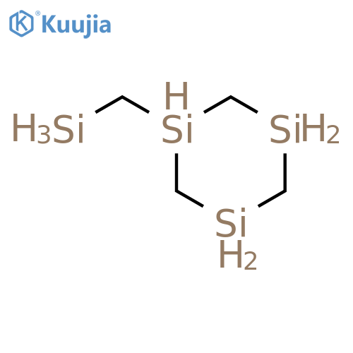 1,3,5-Trisilacyclohexane, 1-(silylmethyl)- structure